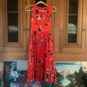 Maggy London Red Sleeveless Dress size 2